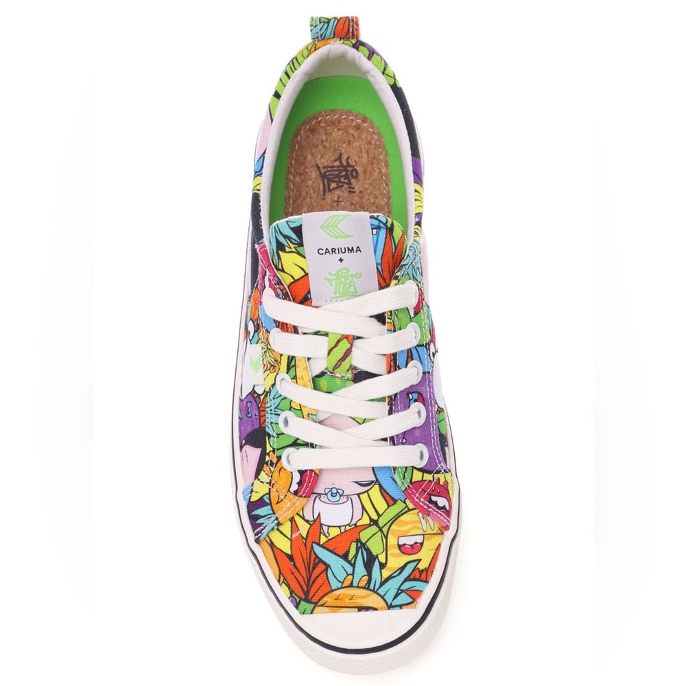 Cariuma OCA Low-Top Toz Canvas Sneaker | Size W5 | Rainbow/multicolored 🌈 - Picture 5 of 11